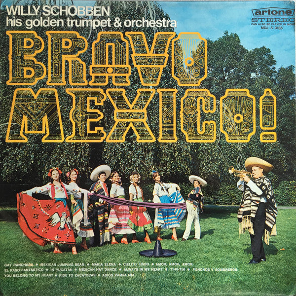 Willy Schobben And His Orchestra - Bravo Mexico! (LP) 50381 Vinyl LP Goede Staat