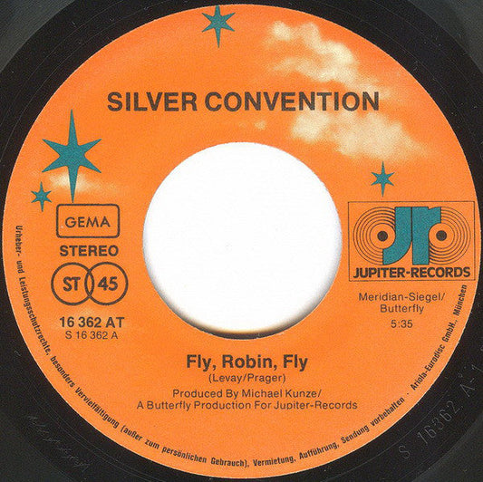 Silver Convention - Fly, Robin, Fly 13516 Vinyl Singles Goede Staat