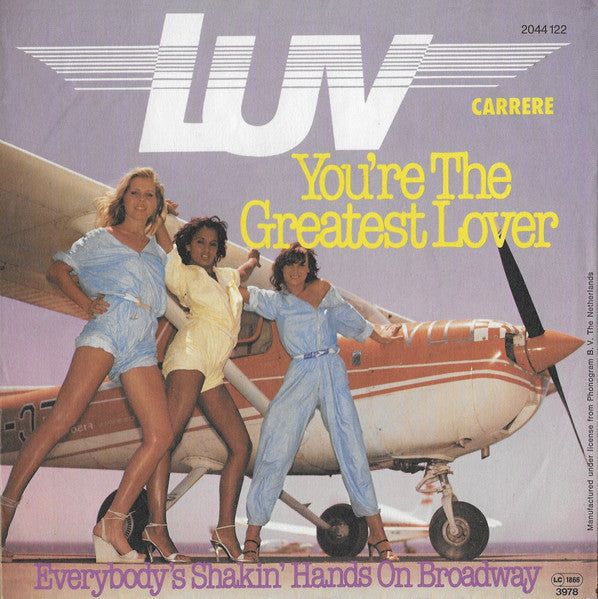 Luv' - You're The Greatest Lover 38386 Vinyl Singles Goede Staat