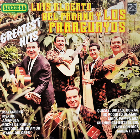 Luis Alberto del Parana y Los Paraguayos - Greatest Hits (LP) 50091 Vinyl LP Goede Staat