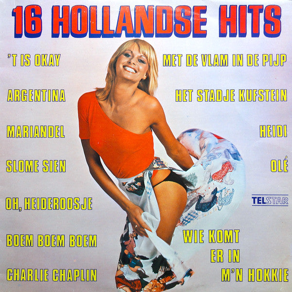 Various - 16 Hollandse Hits (LP) Vinyl LP Goede Staat