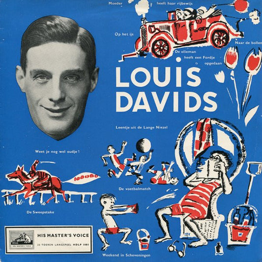 Louis Davids - Louis Davids (10") 50487 Vinyl LP 10" Goede Staat