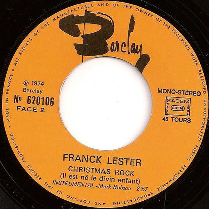 Franck Lester - Christmas Rock (Il Est Né Le Divin Enfant) 33172 Vinyl Singles Goede Staat