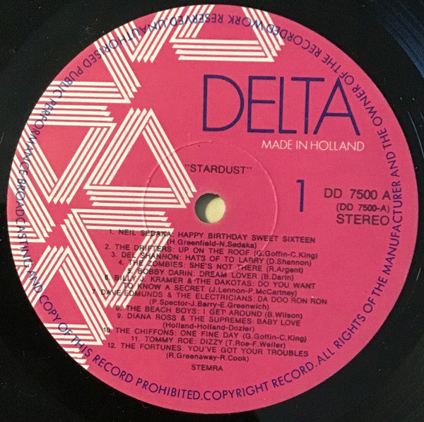 Various - Delta Presents 44 Original Hits From The Soundtrack Of The Film Stardust (LP) 50273 Vinyl LP Dubbel Goede Staat