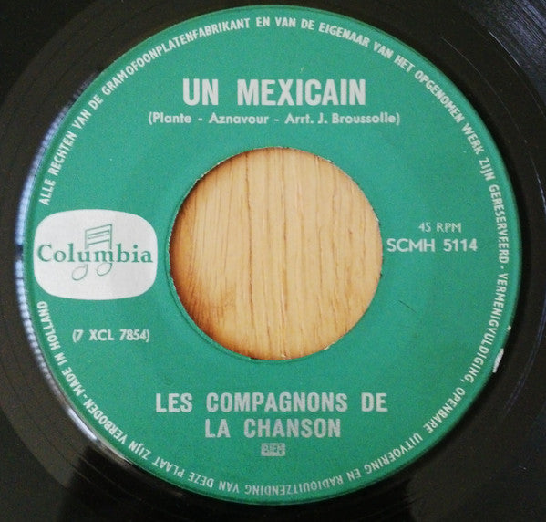 Les Compagnons De La Chanson - Un Mexican 38469 Vinyl Singles Hoes: Generic