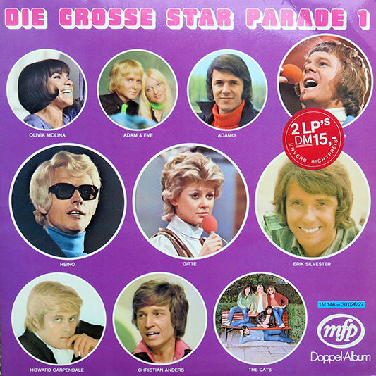 Various - Die Grosse Star Parade 1 (LP) 50310 Vinyl LP Dubbel Goede Staat