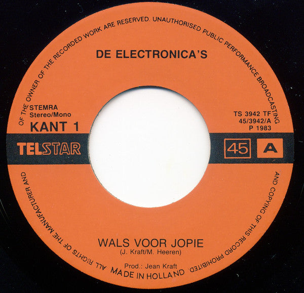 Electronica's - Wals Voor Jopie 34367 Vinyl Singles Goede Staat