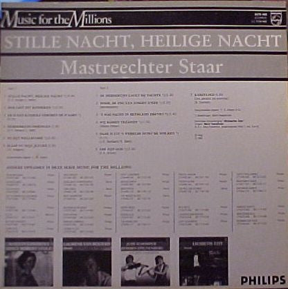 Mastreechter Staar - Stille Nacht, Heilige Nacht (LP) 44025 Vinyl LP Goede Staat