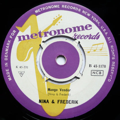 Nina & Frederik - Maladie D'Amour 18956 Vinyl Singles Hoes: Generic