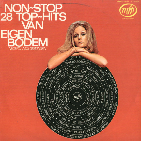 Orkest De Vrolijke Piraten - Non-Stop 28 Top-Hits Van Eigen Bodem (LP) 46406 (B) Vinyl LP Goede Staat