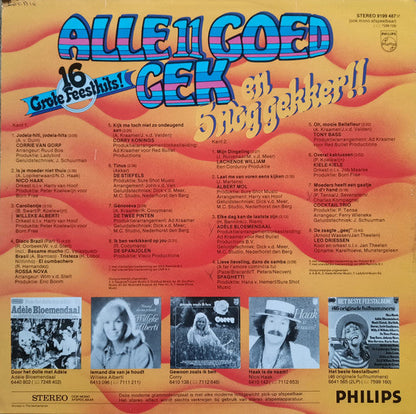 Various - Alle 11 Goed Gek! En 5 Nóg Gekker! (LP) 42479 Vinyl LP Goede Staat