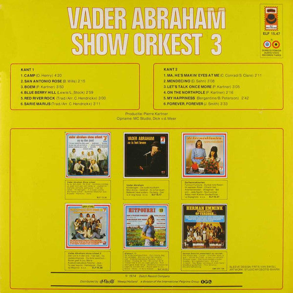 Vader Abraham Show Orkest - Vader Abraham Show Orkest 3 (LP) 49186 Vinyl LP Goede Staat