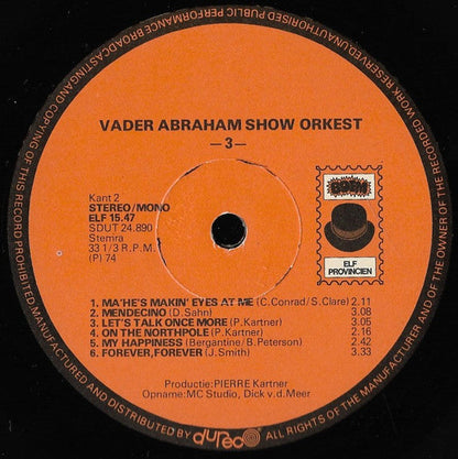 Vader Abraham Show Orkest - Vader Abraham Show Orkest 3 (LP) 49186 Vinyl LP Goede Staat