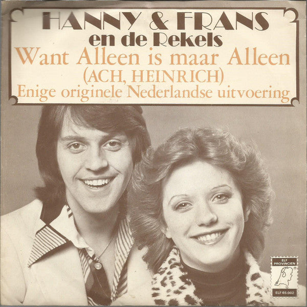 Frans - Hanny En De Rekels - Marie Louise 35461 Vinyl Singles Goede Staat