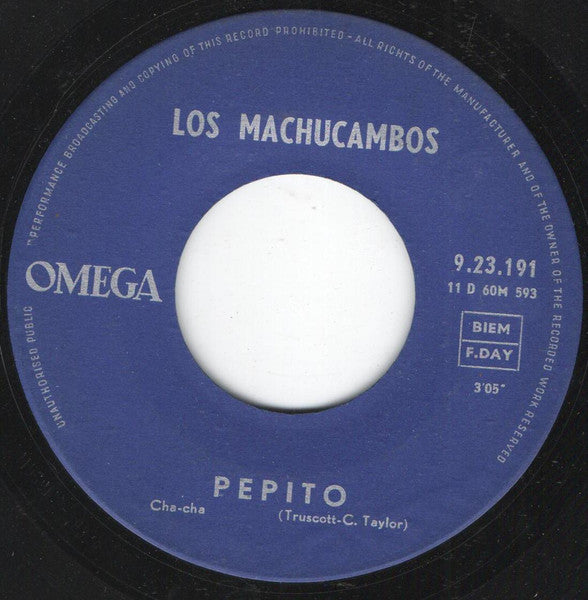 Los Machucambos - Pepito 07087 Vinyl Singles Goede Staat