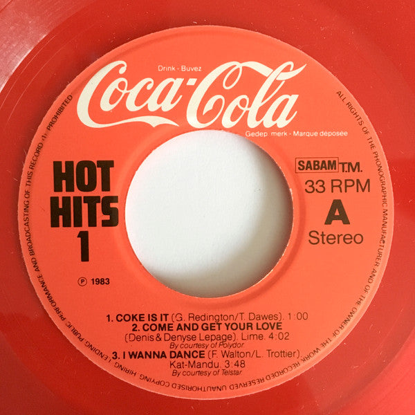 Various - Coca Cola Hot Hits 1 36879 Vinyl Singles Goede Staat