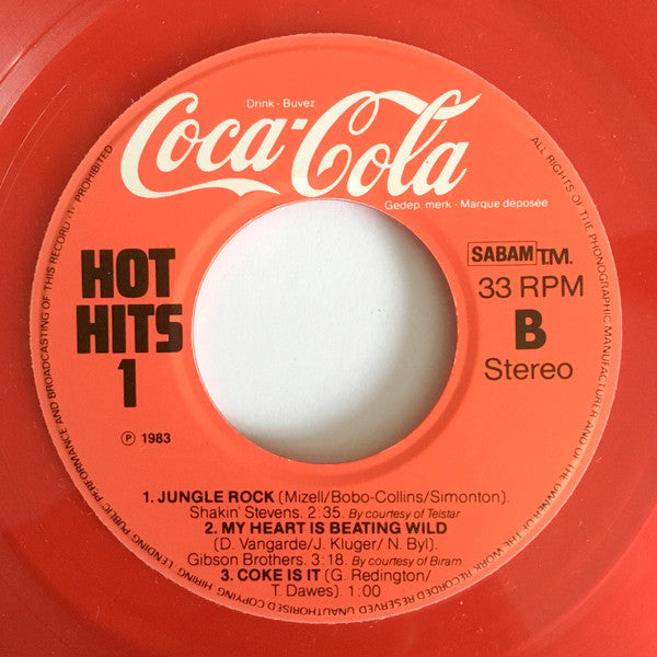 Various - Coca Cola Hot Hits 1 36879 Vinyl Singles Goede Staat