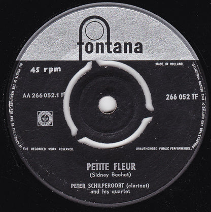 Peter Schilperoort Quintet - Petite Fleur 01063 Vinyl Singles Goede Staat