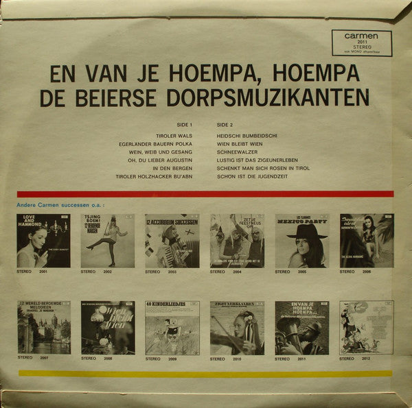 Beierse Dorpmuziekanten - En van Je Hoempa, Hoempa (LP) 41271 Vinyl LP Goede Staat