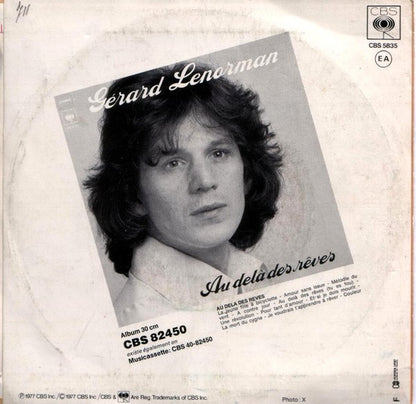 Gérard Lenorman - Au Delà Des Rêves 37353 Vinyl Singles Goede Staat