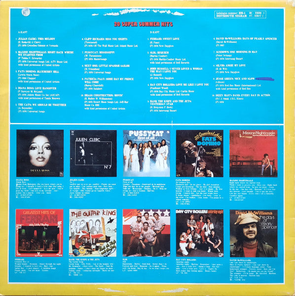 Various - 20 Super Summer Hits (LP) Vinyl LP Goede Staat