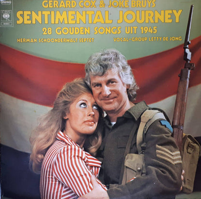 Gerard Cox & Joke Bruijs - Sentimental Journey - 28 Gouden Songs Uit 1945 (LP) 50428 Vinyl LP Goede Staat