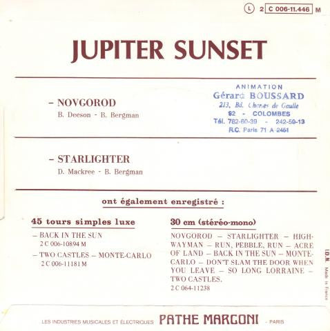 Jupiter Sunset - Novgorod 39407 Vinyl Singles Goede Staat