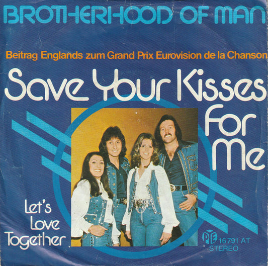 Brotherhood Of Man - Save Your Kisses For Me Vinyl Singles Goede Staat