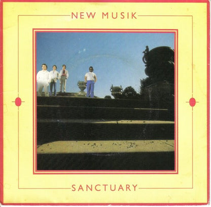 New Musik - Sanctuary 38492 Vinyl Singles Goede Staat