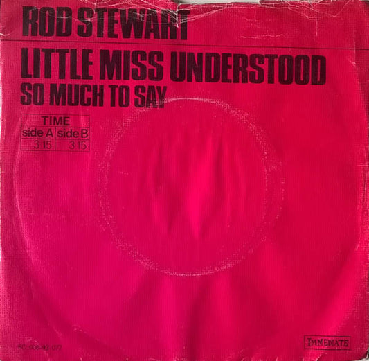 Rod Stewart - Little Miss Understood 38658 (B) Vinyl Singles Goede Staat