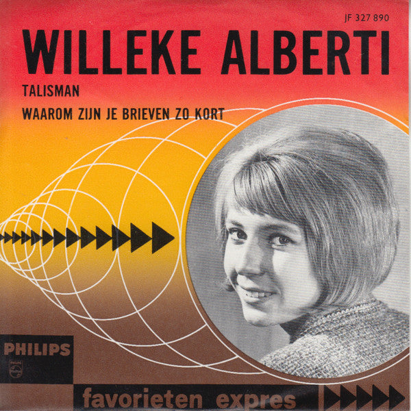 Willeke Alberti - Talisman 18046 18047 Vinyl Singles Goede Staat