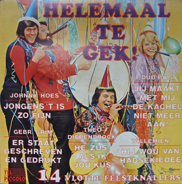 Various - Helemaal Te Gek! (LP) 51150 (B) Vinyl LP Goede Staat