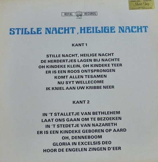 Unknown Artist - Stille Nacht, Heilige Nacht (LP) 41179 Vinyl LP Goede Staat