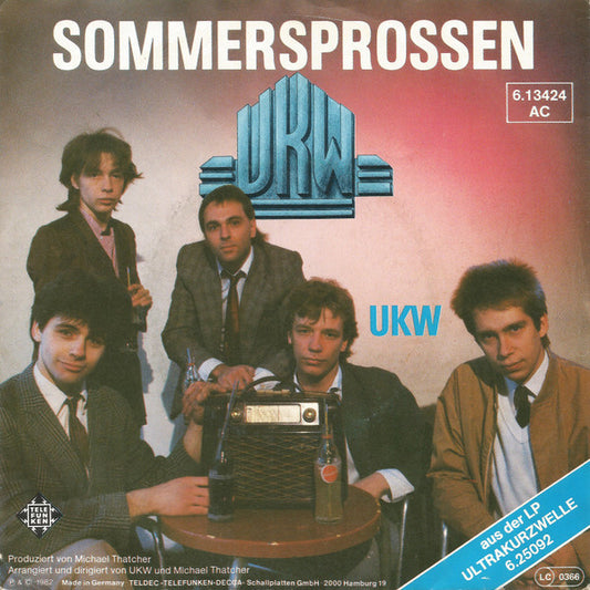 UKW - Sommersprossen 34841 10070 Vinyl Singles Goede Staat