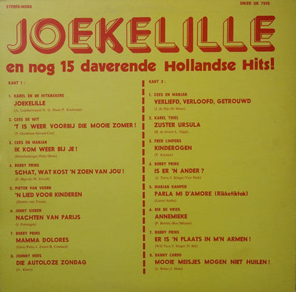 Various - Joekelille En Nog 15 Daverende Hollandse Hits (LP) 51397 Vinyl LP Goede Staat