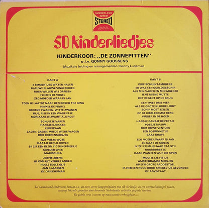 Zonnepitten - 50 Kinderliedjes (LP) 44632 Vinyl LP Goede Staat