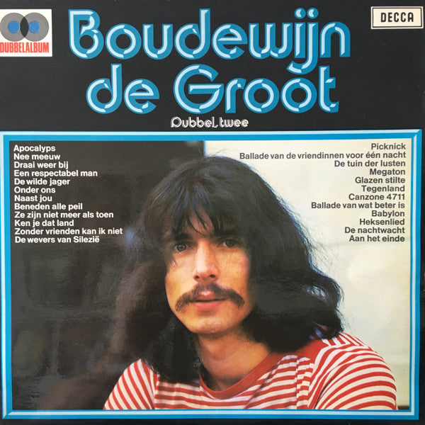 Boudewijn de Groot - Dubbel, Twee (LP) Vinyl LP Dubbel Goede Staat