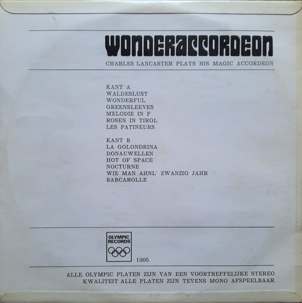 Charles Lancaster - Wonderaccordeon (LP) 50292 Vinyl LP Goede Staat