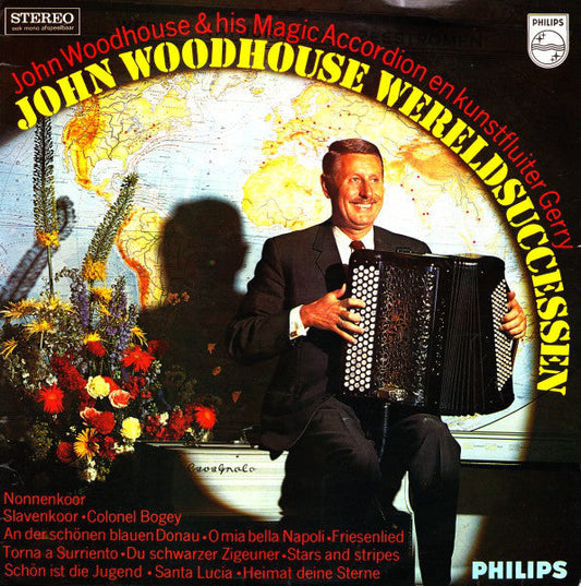 John Woodhouse En Kunstfluiter Gerry - John Woodhouse Wereldsuccessen (LP) 40770 Vinyl LP Goede Staat