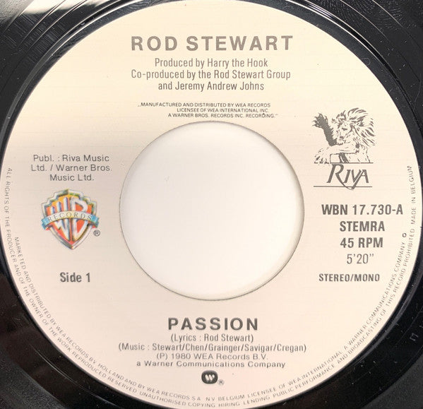 Rod Stewart - Passion 39211 Vinyl Singles Goede Staat