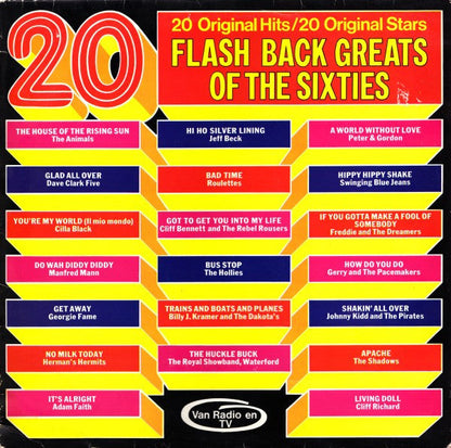 Various - 20 Flash Back Greats Of The Sixties (LP) Vinyl LP Goede Staat