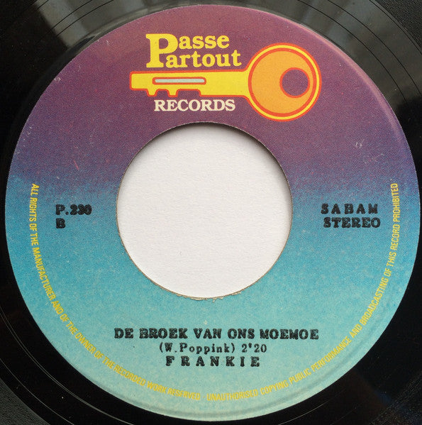 Frankie - In 't Bed 33632 33331 Vinyl Singles Goede Staat