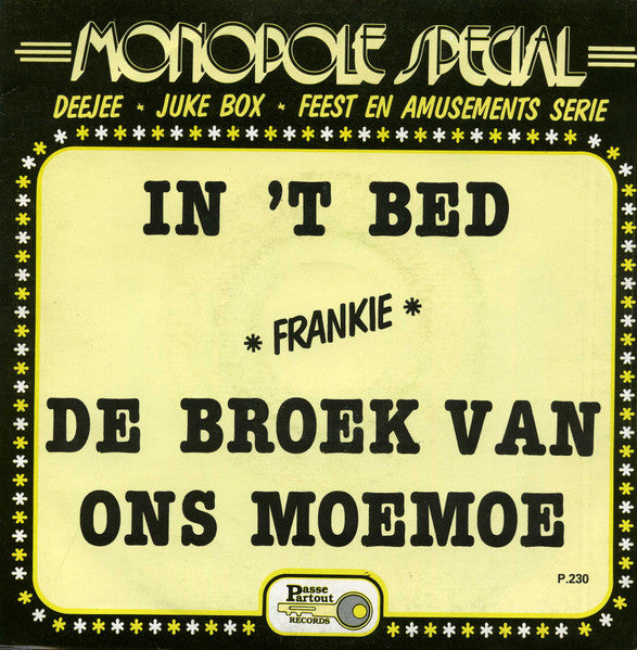 Frankie - In 't Bed 33632 33331 Vinyl Singles Goede Staat