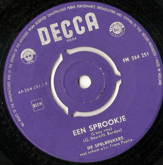 Spelbrekers - Een Sprookje 38858 Vinyl Singles Goede Staat