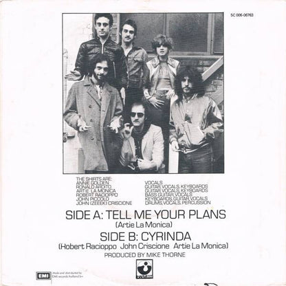 Shirts - Tell Me Your Plans 18330 Vinyl Singles Goede Staat