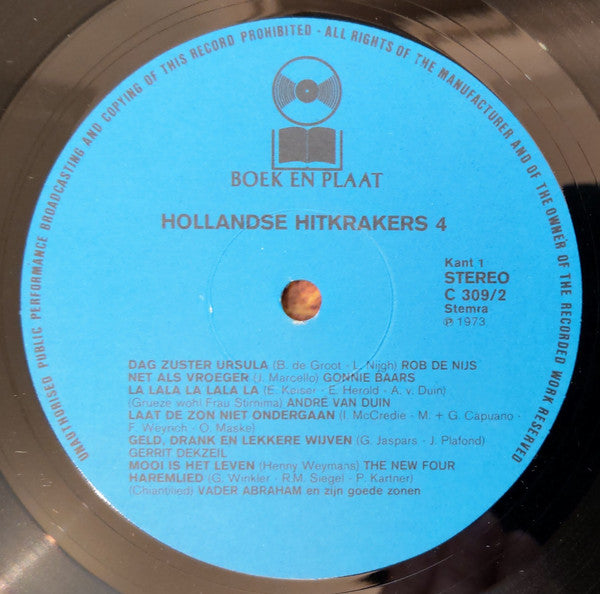 Various - Hollandse Hit Krakers 4 (LP) 51330 Vinyl LP Goede Staat