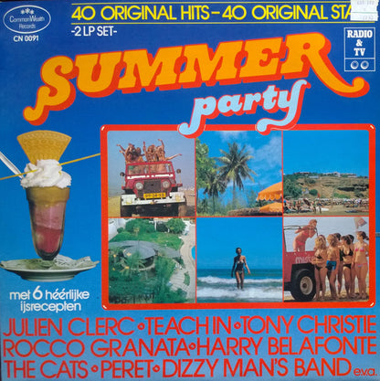 Various - Summer Party (LP) 50416 Vinyl LP Dubbel Goede Staat