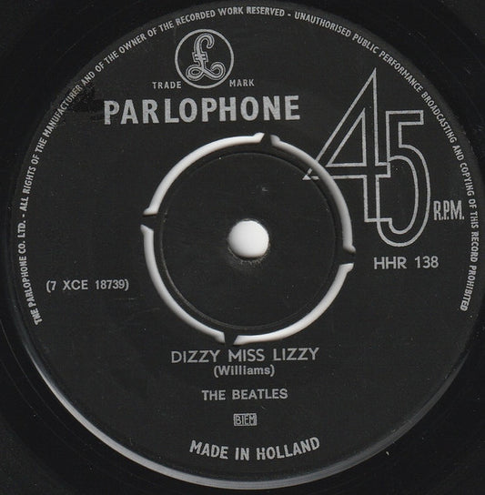 Beatles - Dizzy Miss Lizzy 18499 Vinyl Singles B-Keus (B)