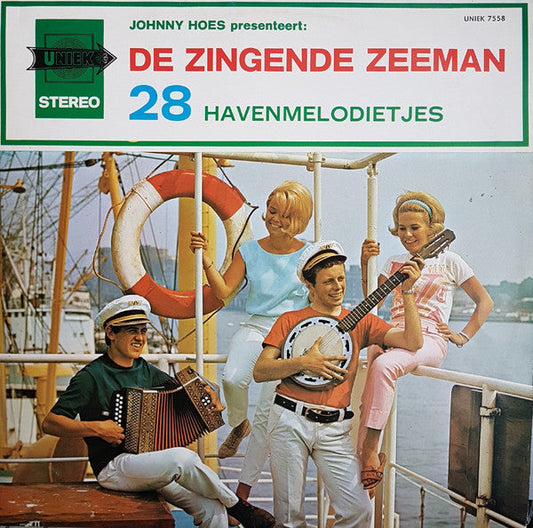 Johnny Hoes - De Zingende Zeeman - 28 Havenmelodietjes (LP) 43868 Vinyl LP Goede Staat