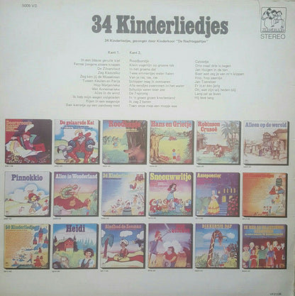 Kinderkoor De Nachtegaaltjes - 34 Kinderliedjes (LP) 40686 Vinyl LP Goede Staat